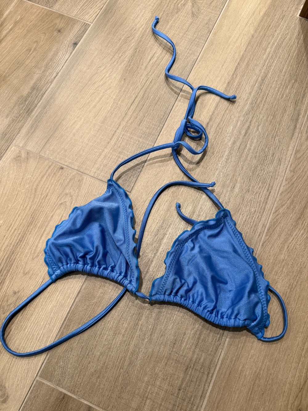 Luli Fama Cosita Buena Wavy Triangle Bikini Top